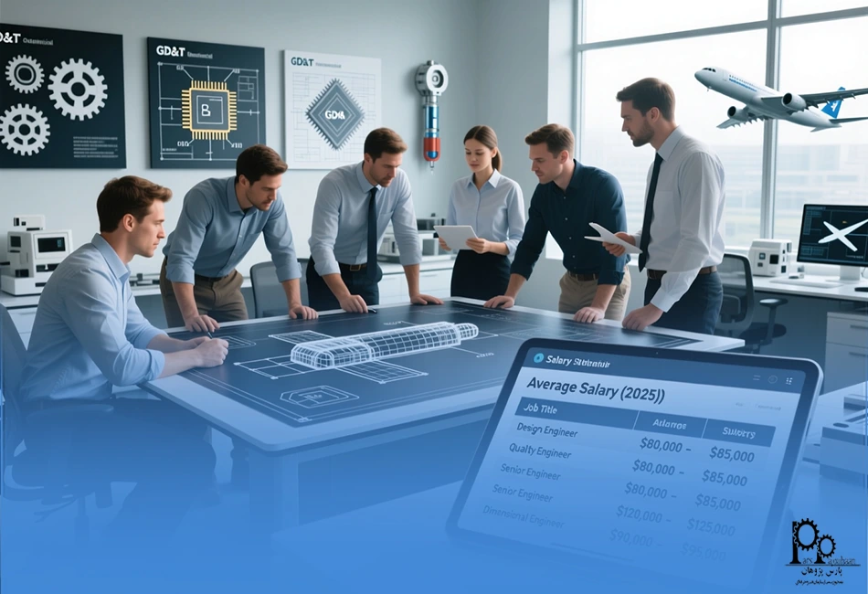 بازار کار و درآمد تلرانس گذاری ابعادی و هندسی GD&T